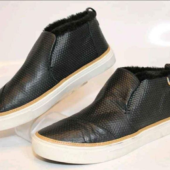 toms paxton black leather